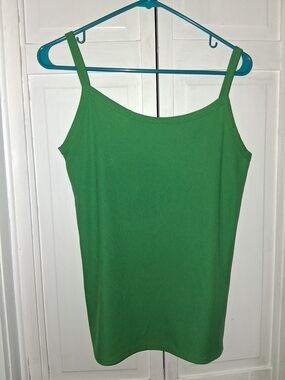 No Boundaries Green Slim Strap Camisole